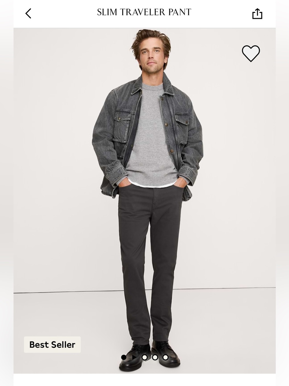 Banana Republic Slim Traveler Pant